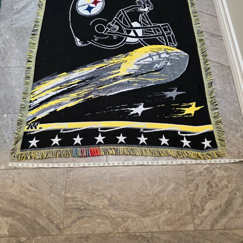 Vintage Pittsburgh Steelers Blanket The Northwest Company Throw Made In USA